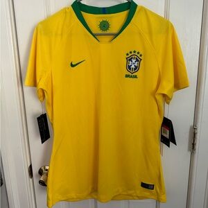 Brazil Soccer Jersey - Women’s Large